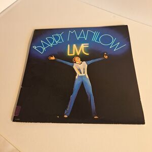 BARRY MANILOW LIVE VINYL LP RECORD ALBUM INCOMPLETE 33 RPM 1977 VINTAGE POP HTF
